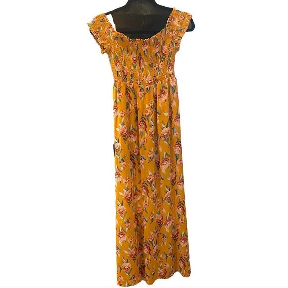 Xhilaration FLORAL PRINT SHORT JUMPSUIT WITH MAXI XS - Picture 4 of 14